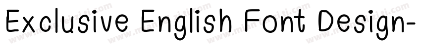 Exclusive English Font Design字体转换